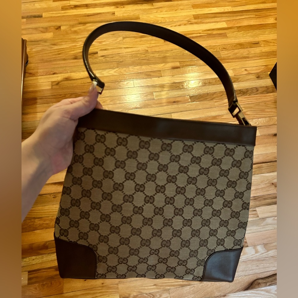 Gucci vintage GG monogram shoulder bag